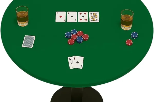 Texas Holdem Poker Table Chips and Cards at 100JILI Philippines