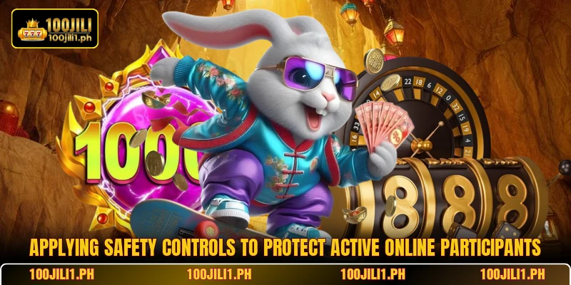 Applying safety controls to protect active online participants