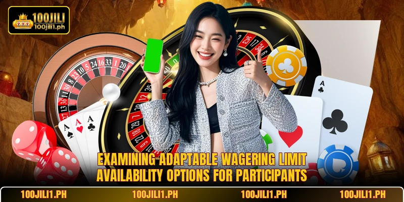 Examining adaptable wagering limit availability options for participants
