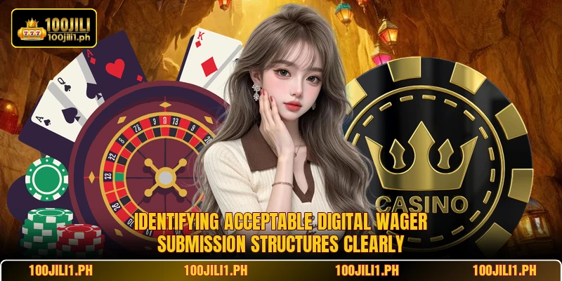 Identifying acceptable digital wager submission structures clearly